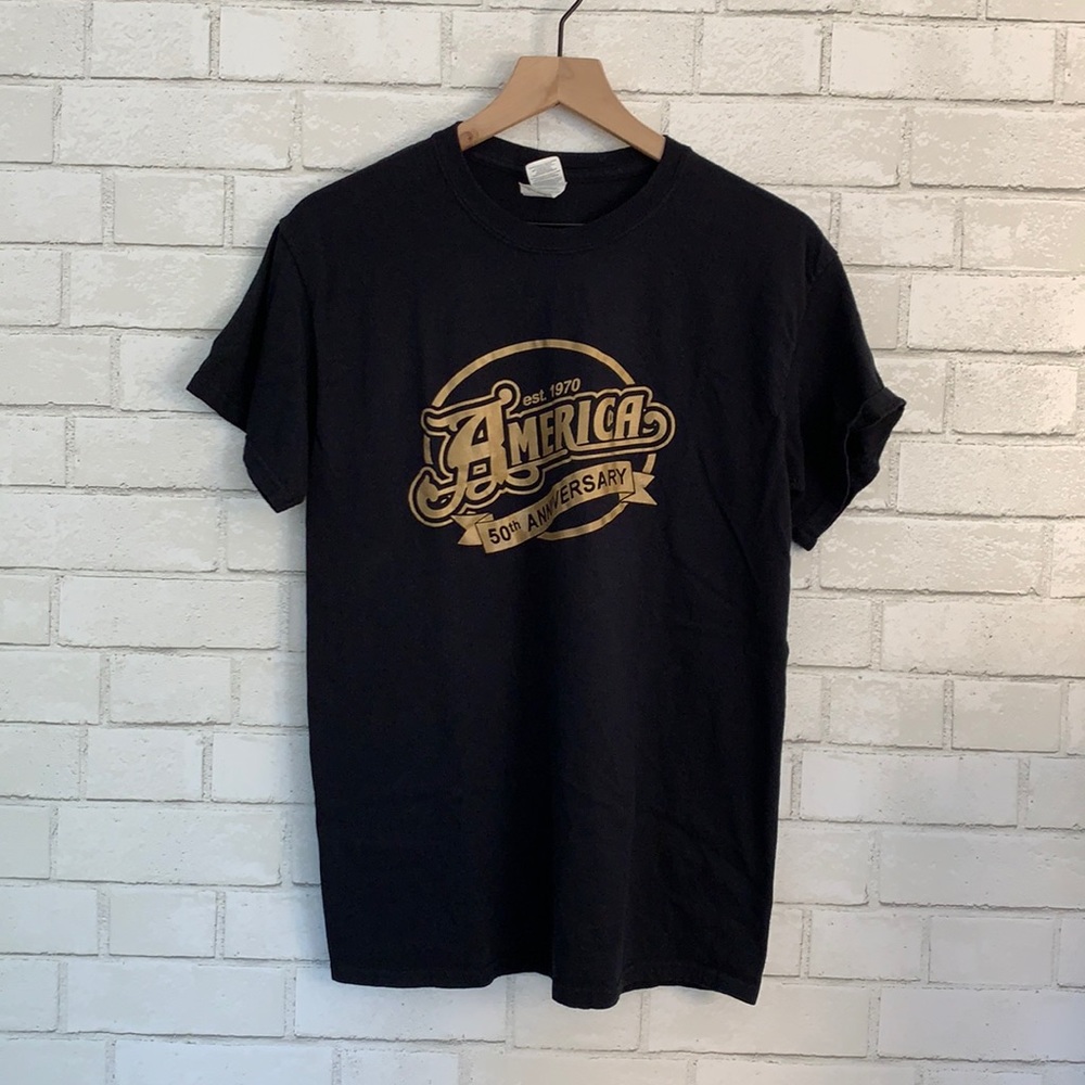 America 50th anniversary 100% cotton black T-shirt women’s size medium